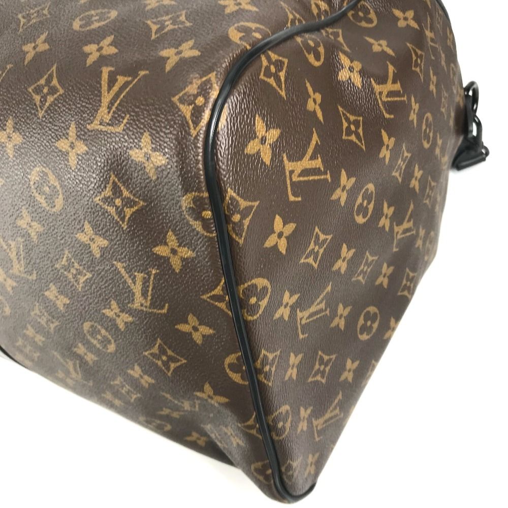 Louis Vuitton Boston Bag Keepall Bandouliere 55 Monogram Waterproof Macassar — view 6