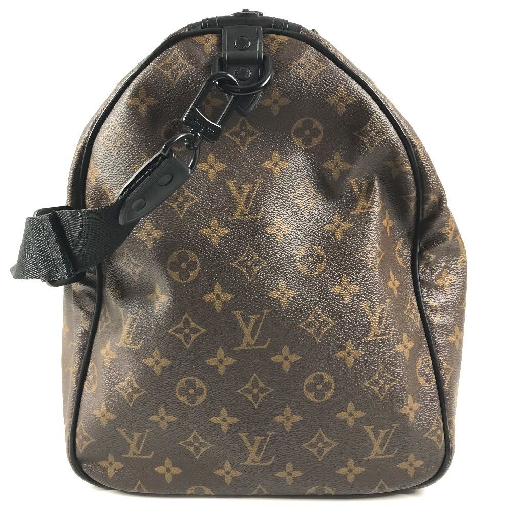 Louis Vuitton Boston Bag Keepall Bandouliere 55 Monogram Waterproof Macassar — view 3