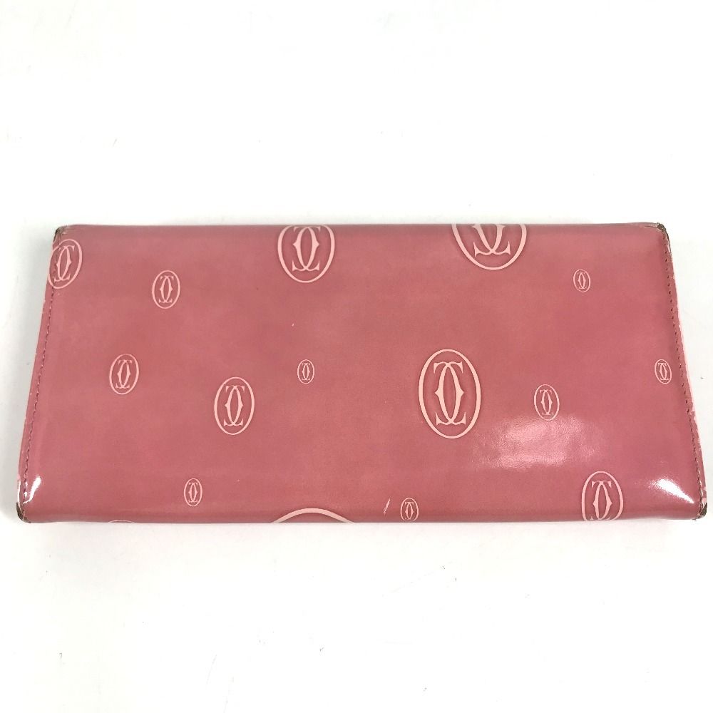 Cartier Wallet Happy Birthday Logo Leather Pink — view 2
