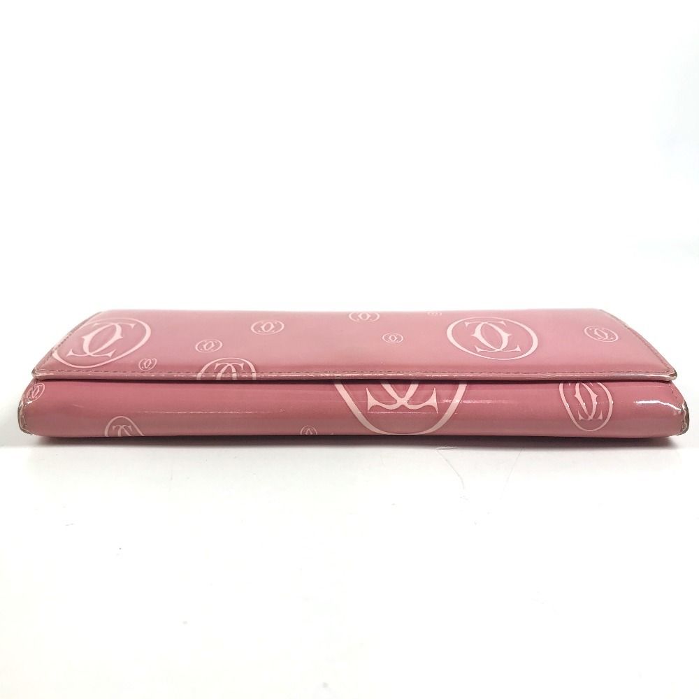 Cartier Wallet Happy Birthday Logo Leather Pink — view 5