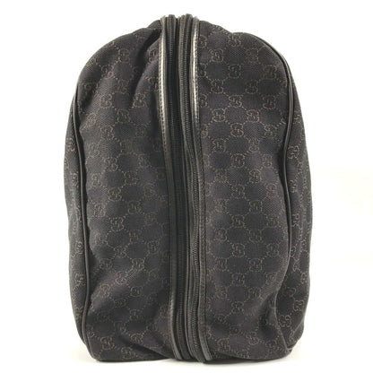 Gucci Boston Bag GG Logo Canvas Leather Brown — view 3