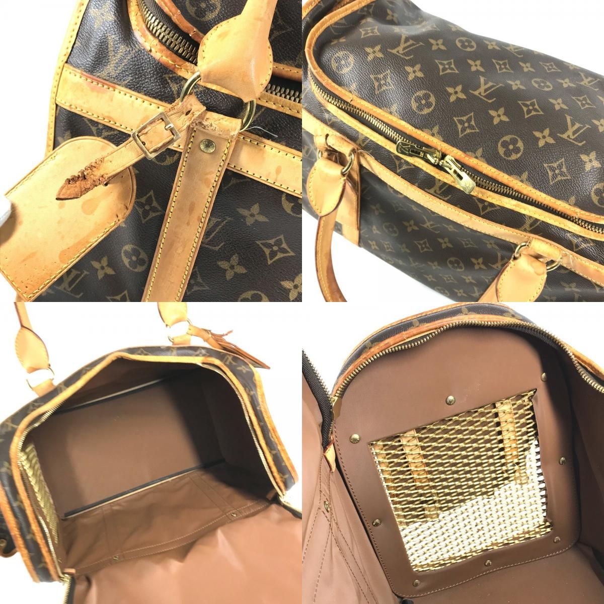 Louis Vuitton Boston Bag Sac Monogram Canvas Brown — view 8