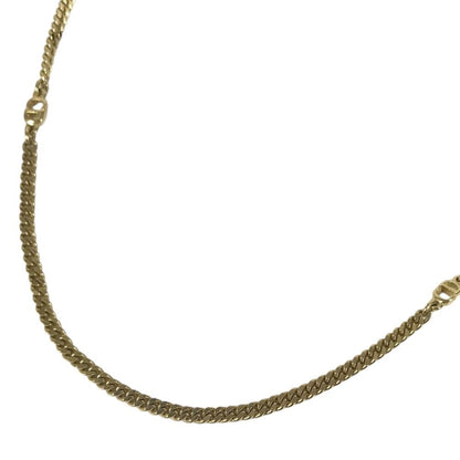 Dior Necklace Long CD Logo Vintage Metal Gold — view 4