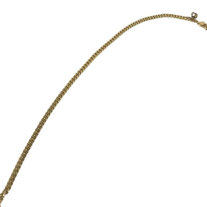 Dior Necklace Long CD Logo Vintage Metal Gold — view 6