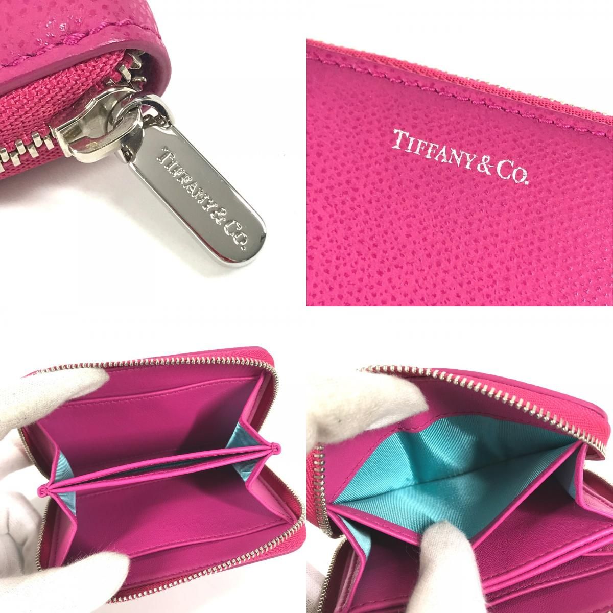 Tiffany & Co Coin Purse Logo Pink — view 8