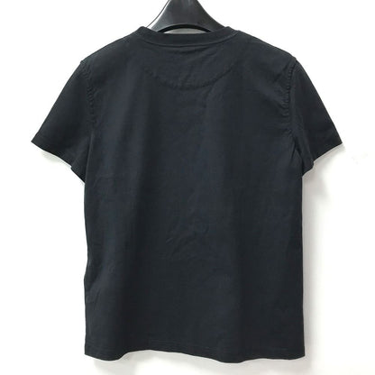 Hermes Short Sleeve T-Shirt Logo Cotton Navy — view 2