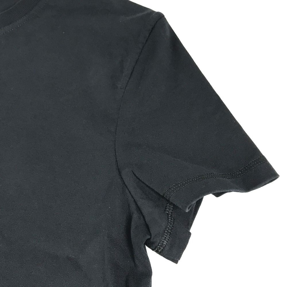 Hermes Short Sleeve T-Shirt Logo Cotton Navy — view 6