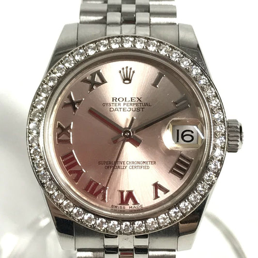 Rolex Watch Datejust Logo SS Silver