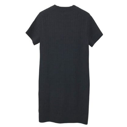 Hermes Dress H Logo Wool Black — view 2