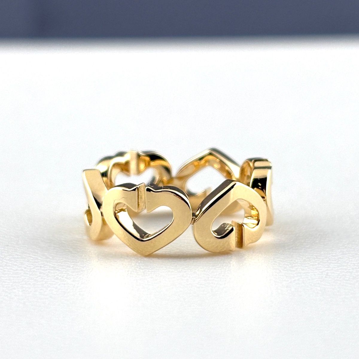 Cartier C Heart Yellow Gold Ring — view 3