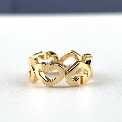 Cartier C Heart Yellow Gold Ring — view 3
