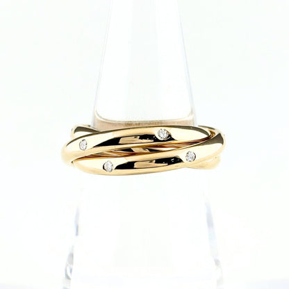 Cartier Constellation Yellow Gold Ring Melee Diamond