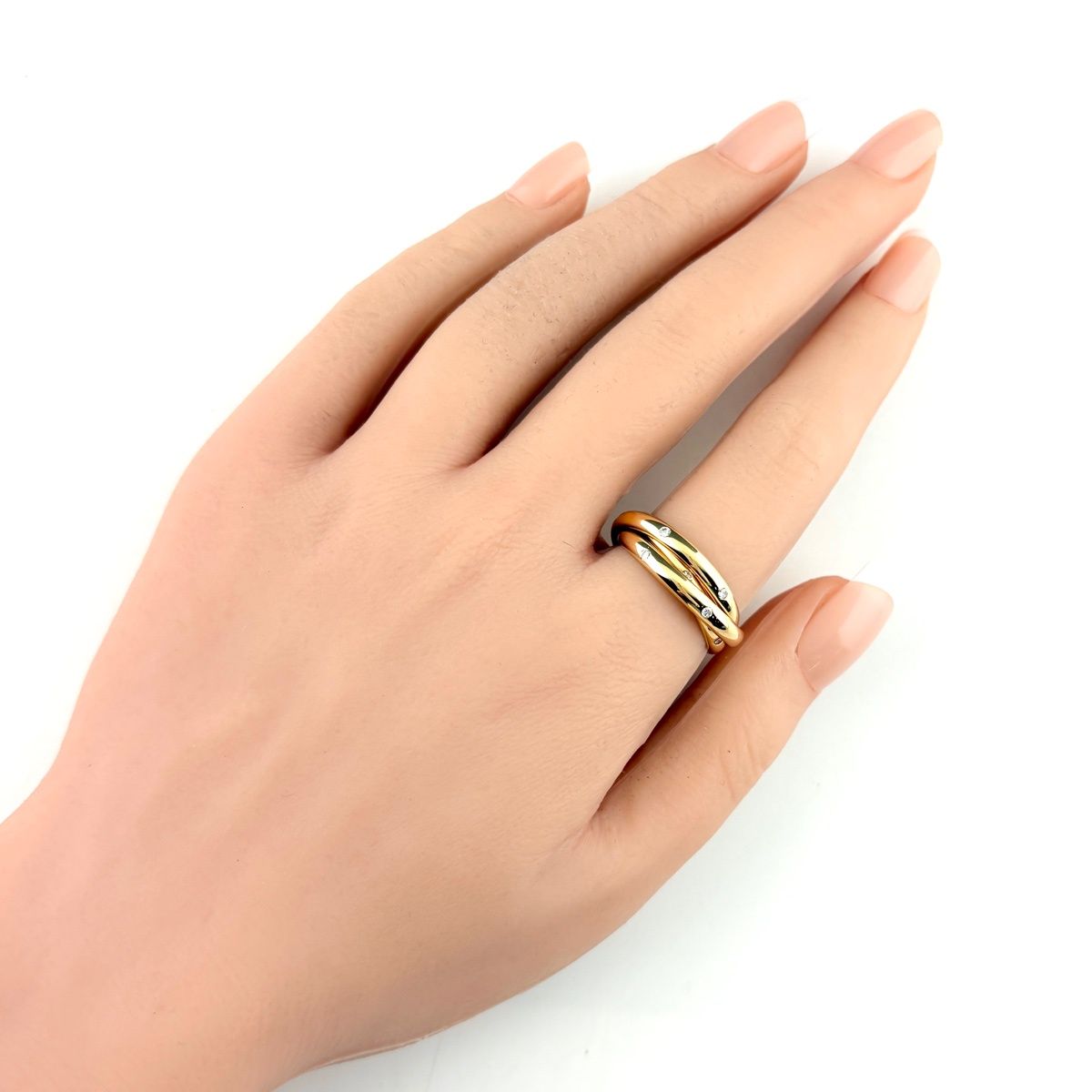 Cartier Constellation Yellow Gold Ring Melee Diamond — view 6