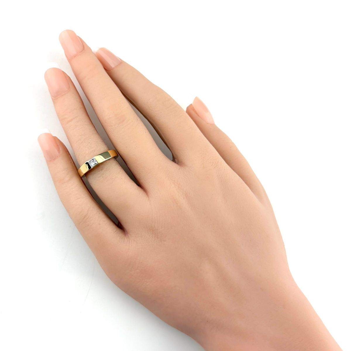 Cartier Tank Diamond Yellow Gold Ring — view 5