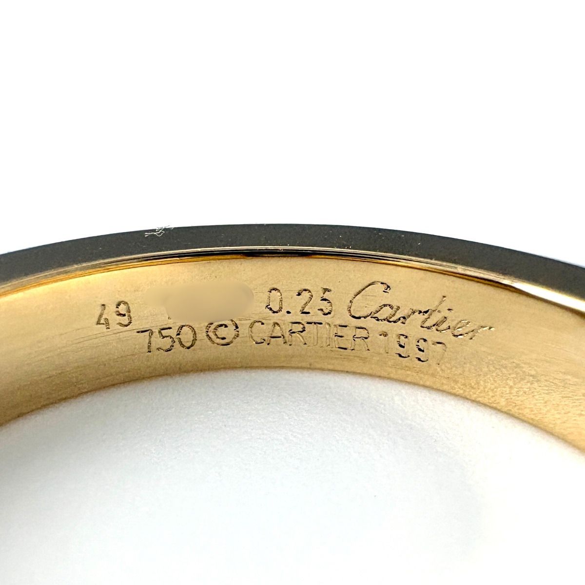 Cartier Tank Diamond Yellow Gold Ring — view 6