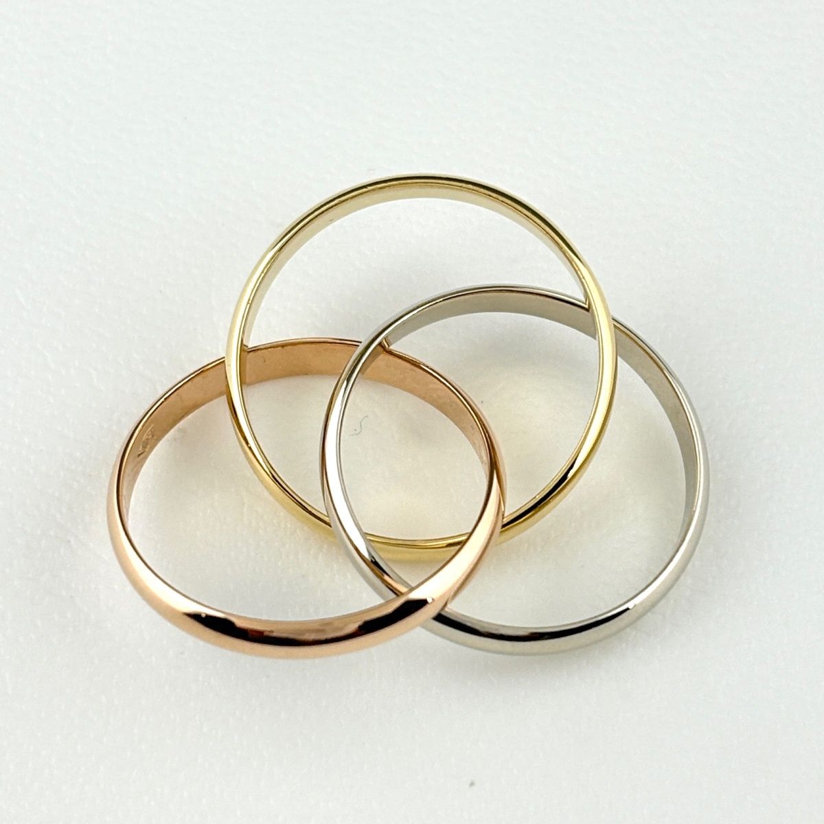 Cartier Trinity SM Yellow Gold Ring Three Color — view 3