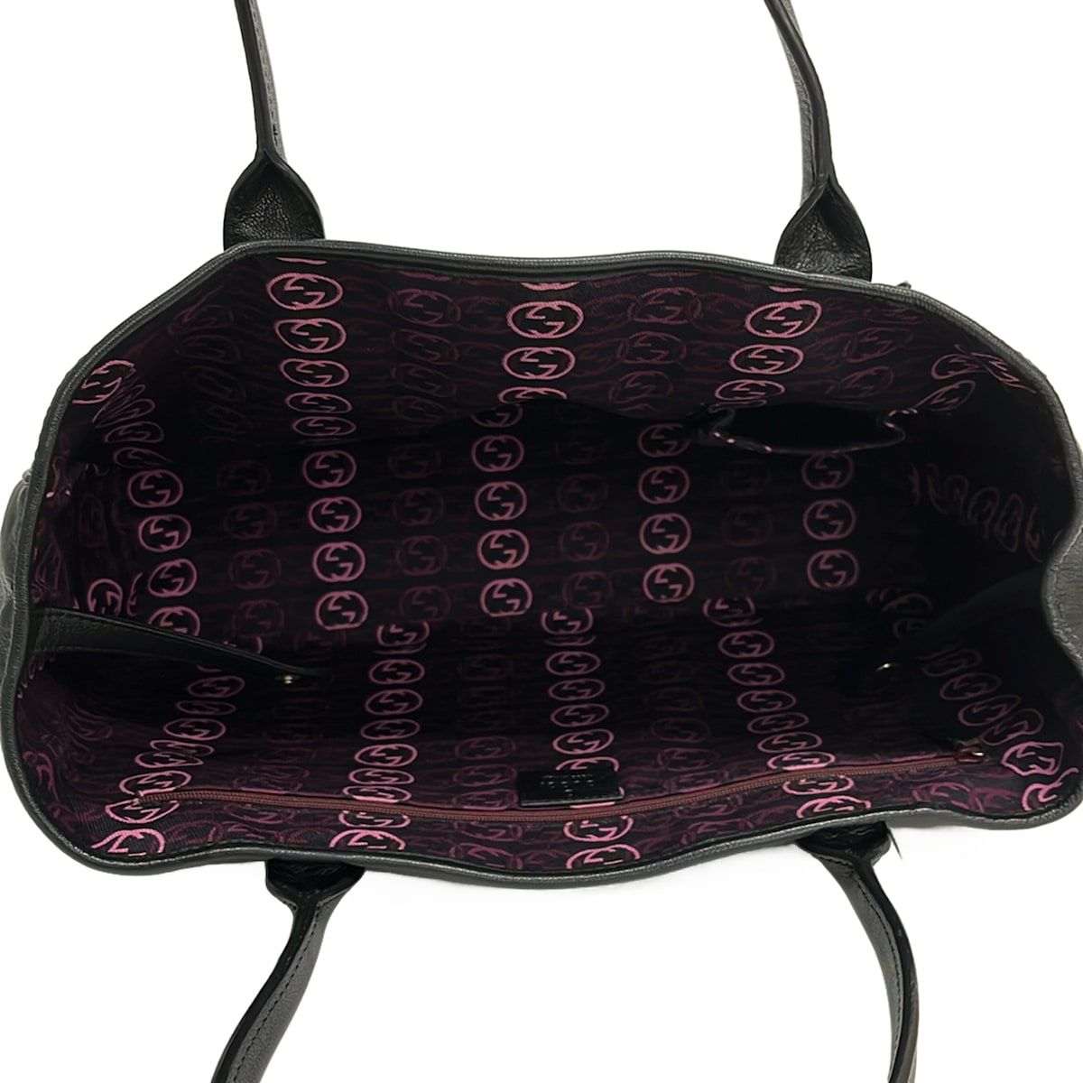 Gucci Handbag Princy Black Ribbon Internal Interlocking G Leather — view 7