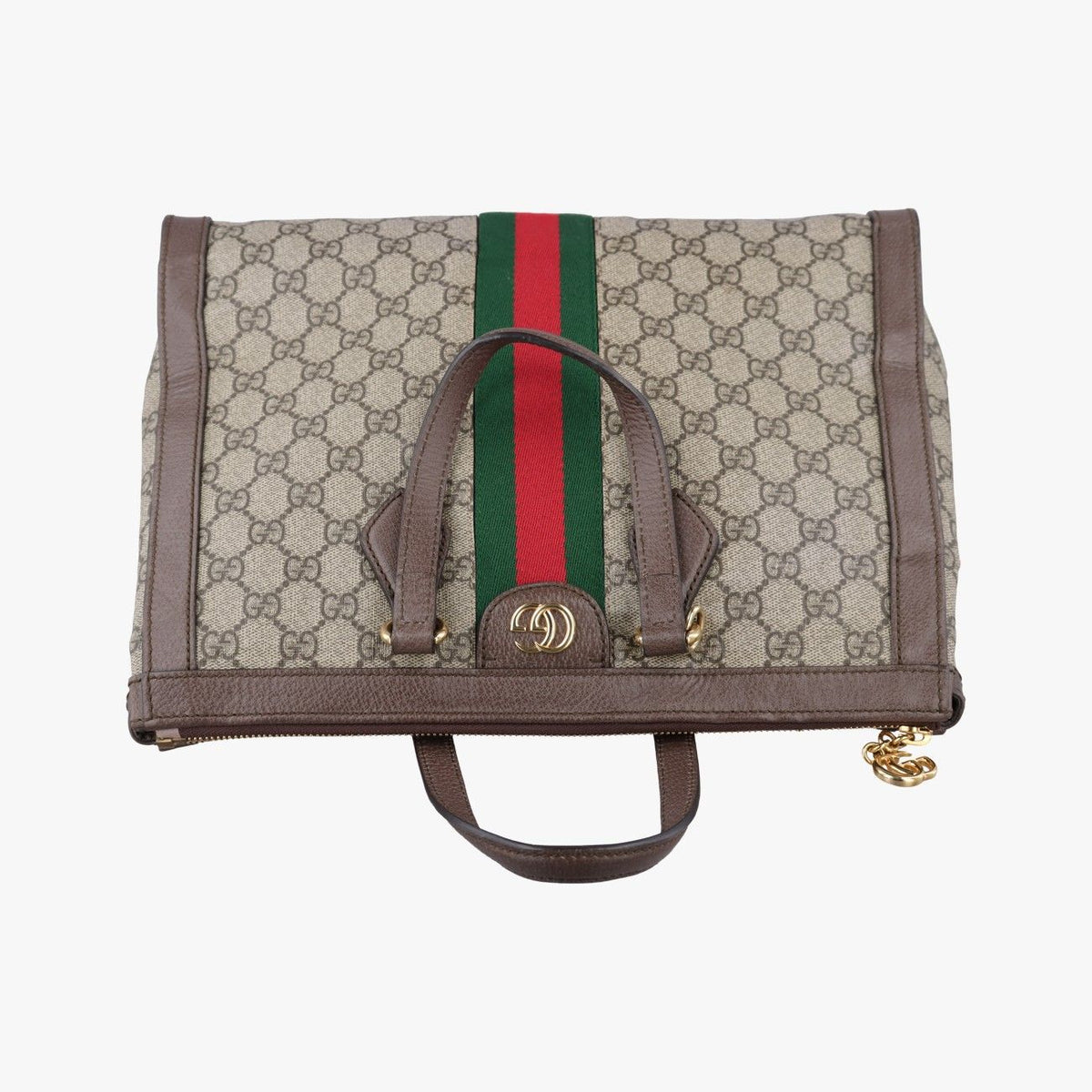 Gucci Ophidia Beige Brown Leather — view 8
