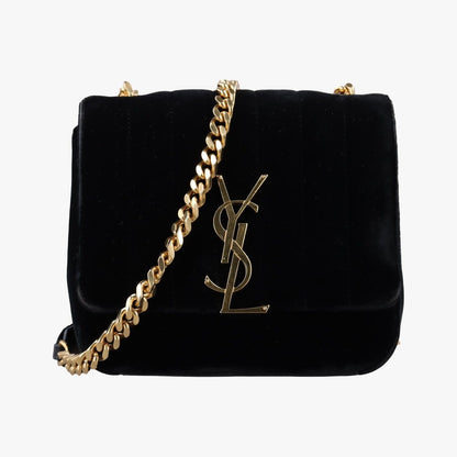 Saint Laurent Vicki Black Velour