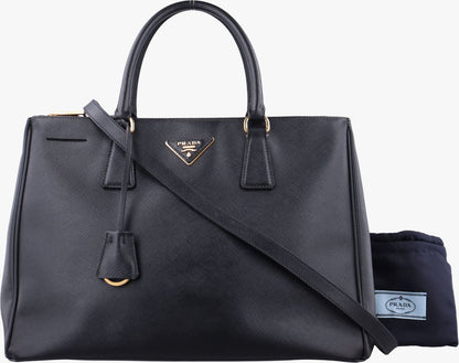 Prada Galleria Black Saffiano Leather