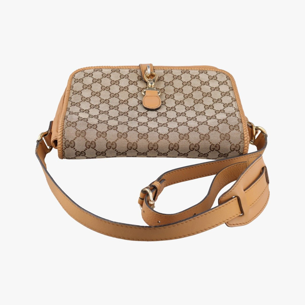 Gucci Marrakech Messenger Brown Canvas Leather — view 8