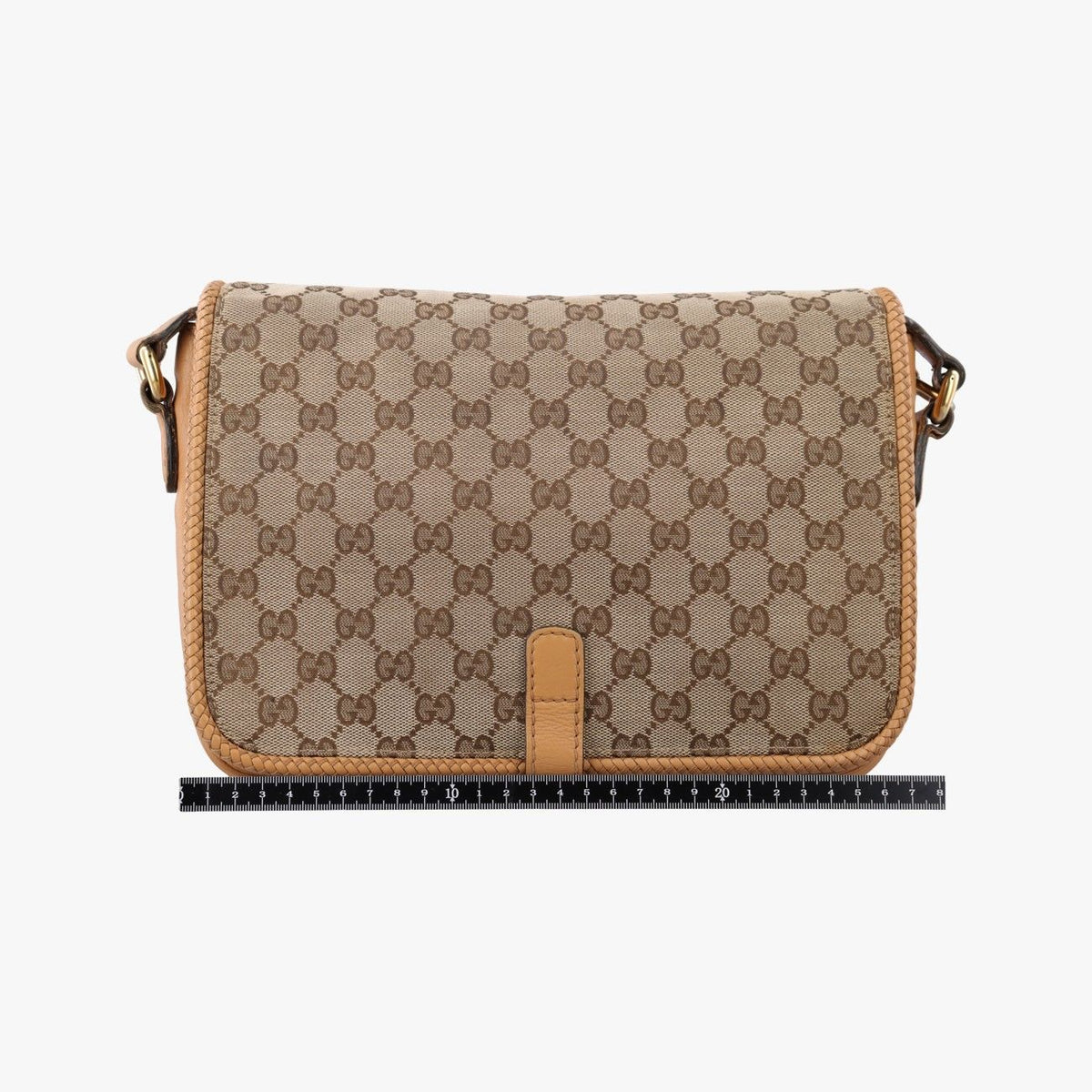 Gucci Marrakech Messenger Brown Canvas Leather — view 2