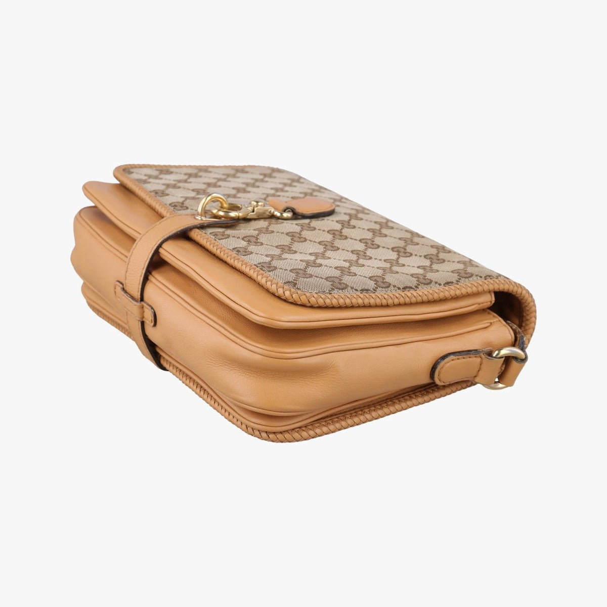 Gucci Marrakech Messenger Brown Canvas Leather — view 4