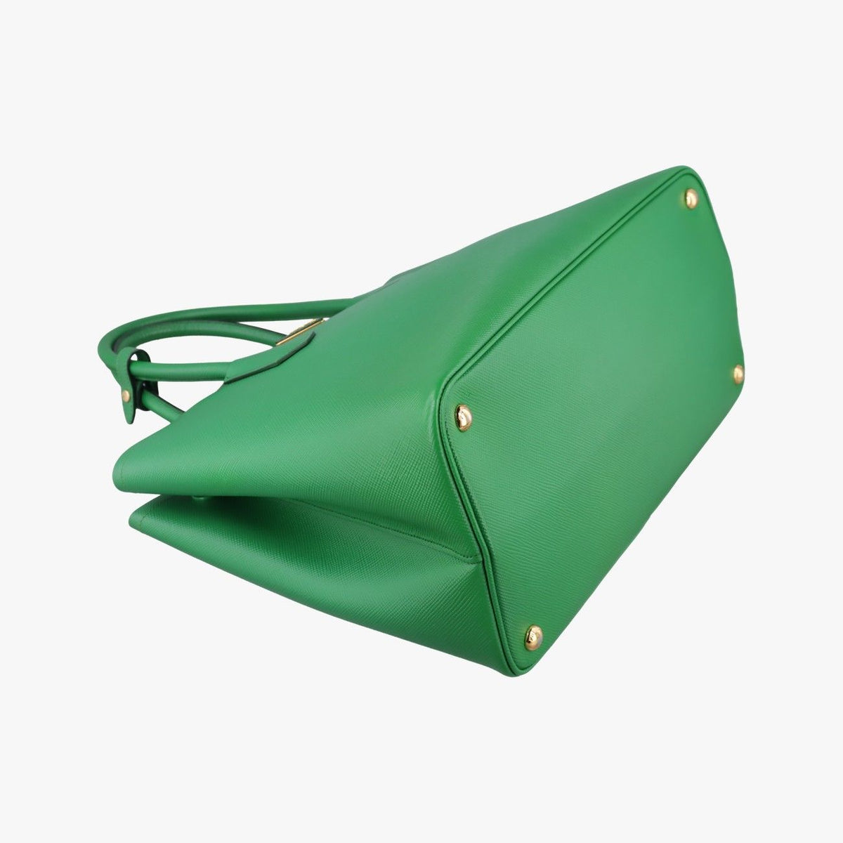 Prada Double Cuir Green Saffiano Leather 25 — view 5