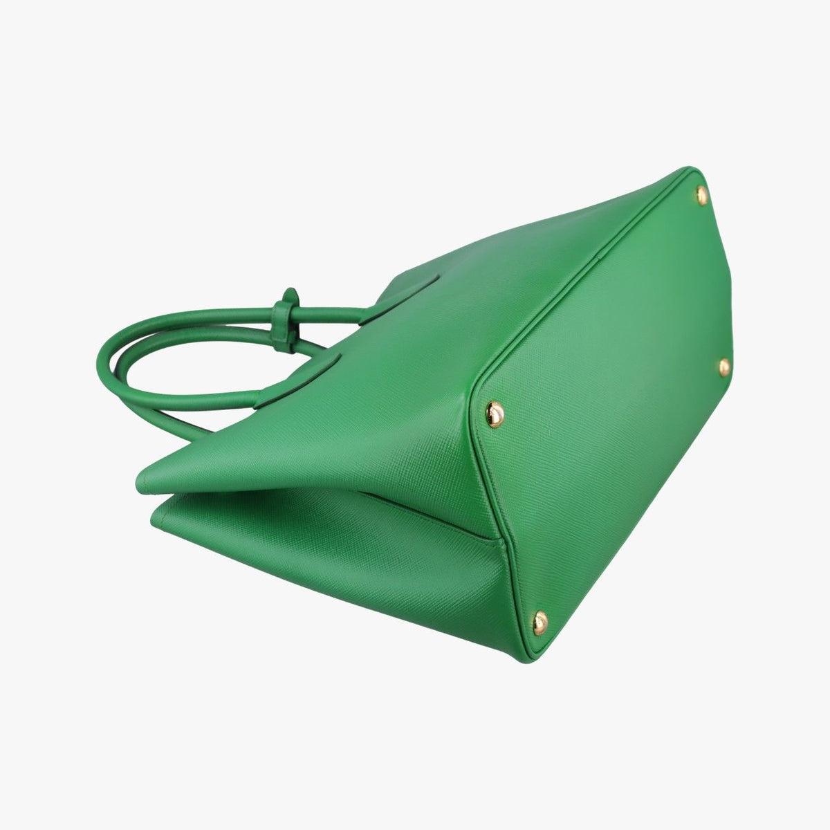 Prada Double Cuir Green Saffiano Leather 25 — view 7