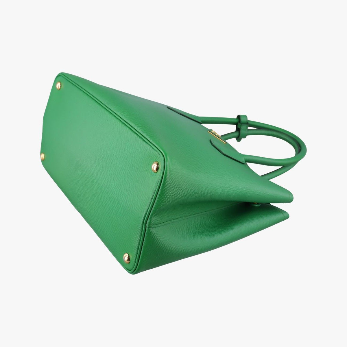 Prada Double Cuir Green Saffiano Leather 25 — view 4