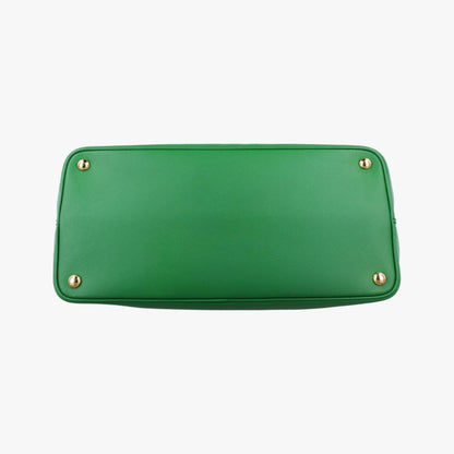 Prada Double Cuir Green Saffiano Leather 25 — view 3