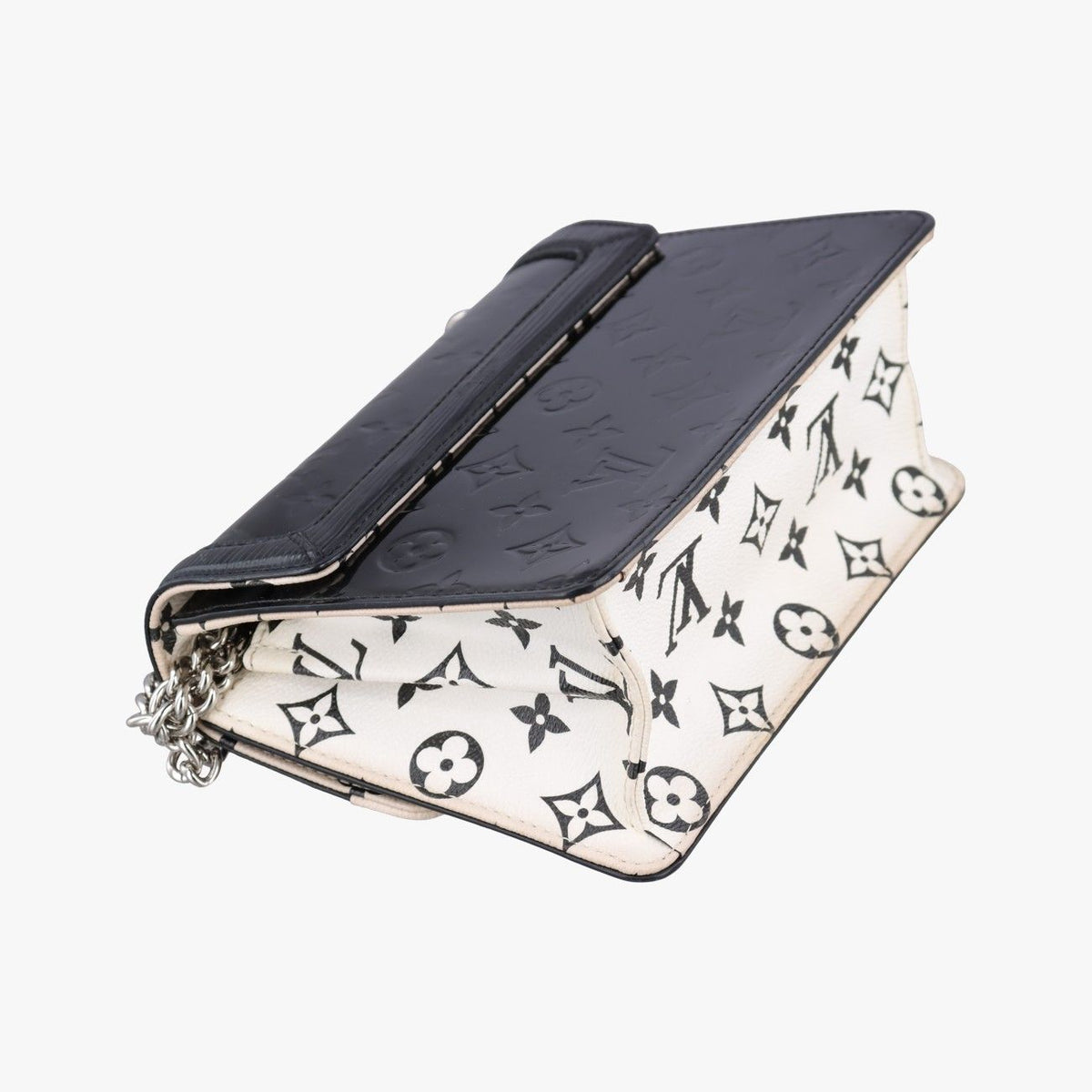 Louis Vuitton Winewood PM Noir White Monogram Canvas Vernis Epi — view 7