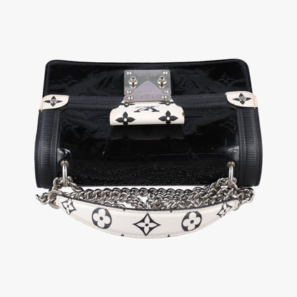Louis Vuitton Winewood PM Noir White Monogram Canvas Vernis Epi — view 8