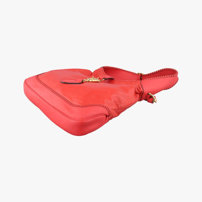 Gucci New Jackie Orange Leather Shoulder Bag — view 4