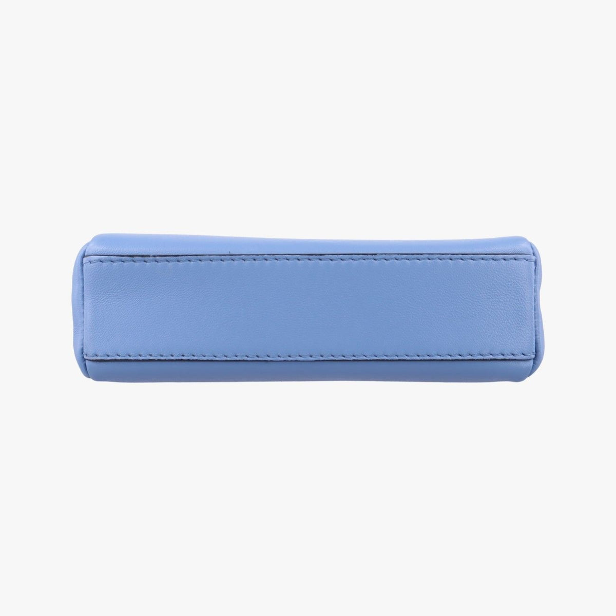 Fendi Micro Peekaboo Blue Leather Handbag — view 3