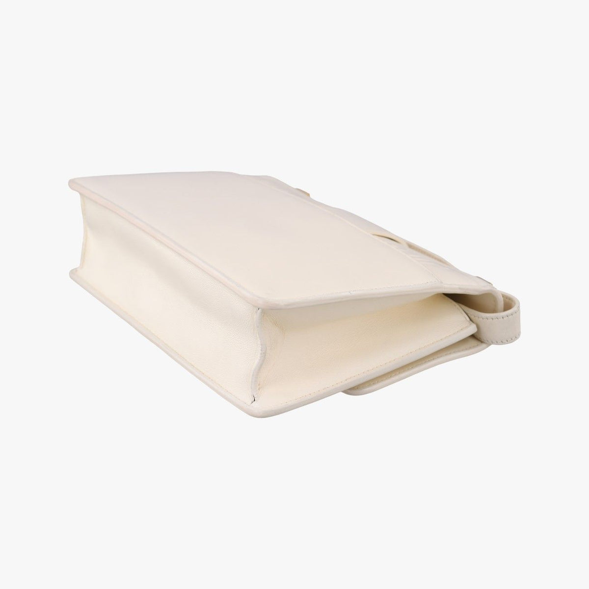Dior White Leather Shoulder Bag — view 6