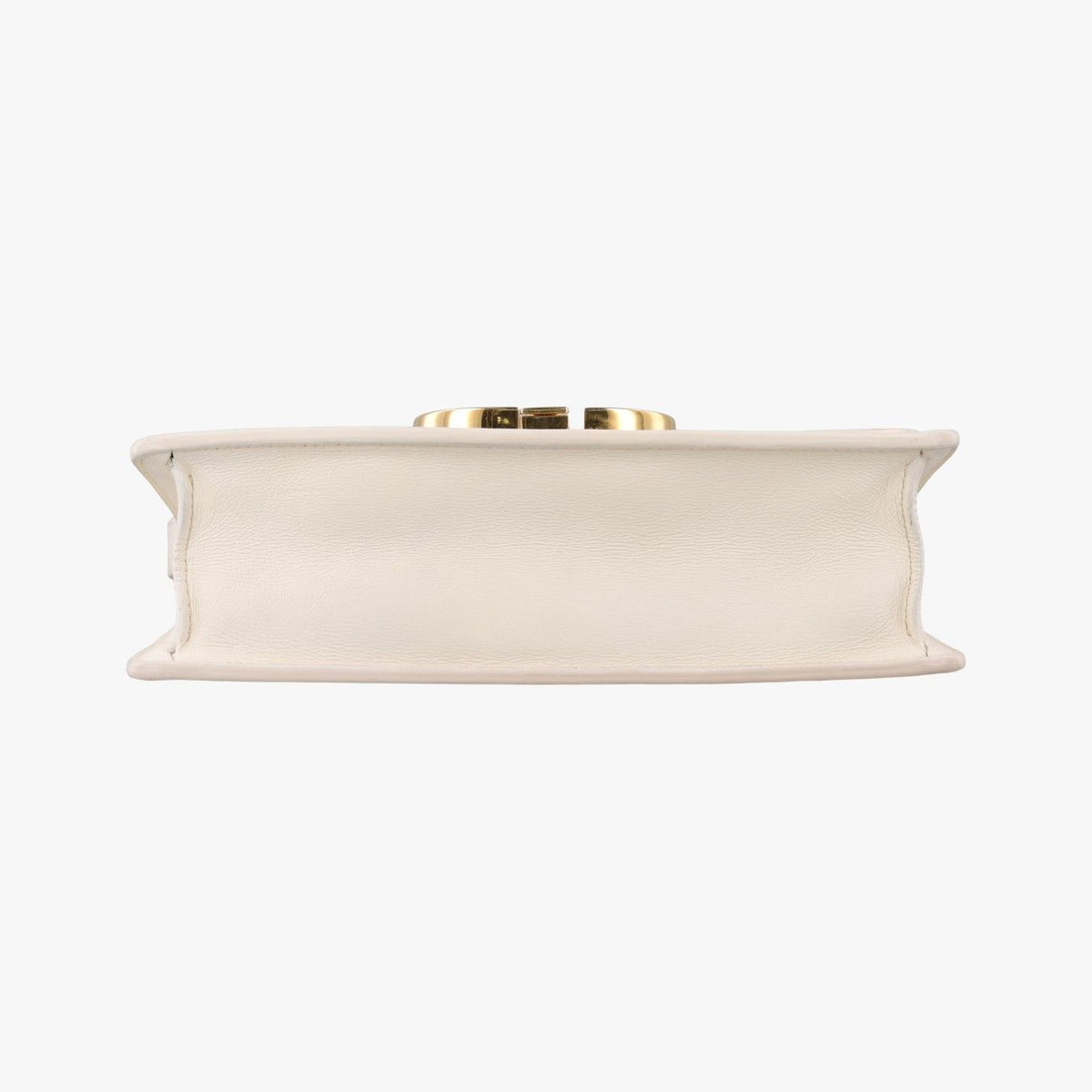 Dior White Leather Shoulder Bag — view 3