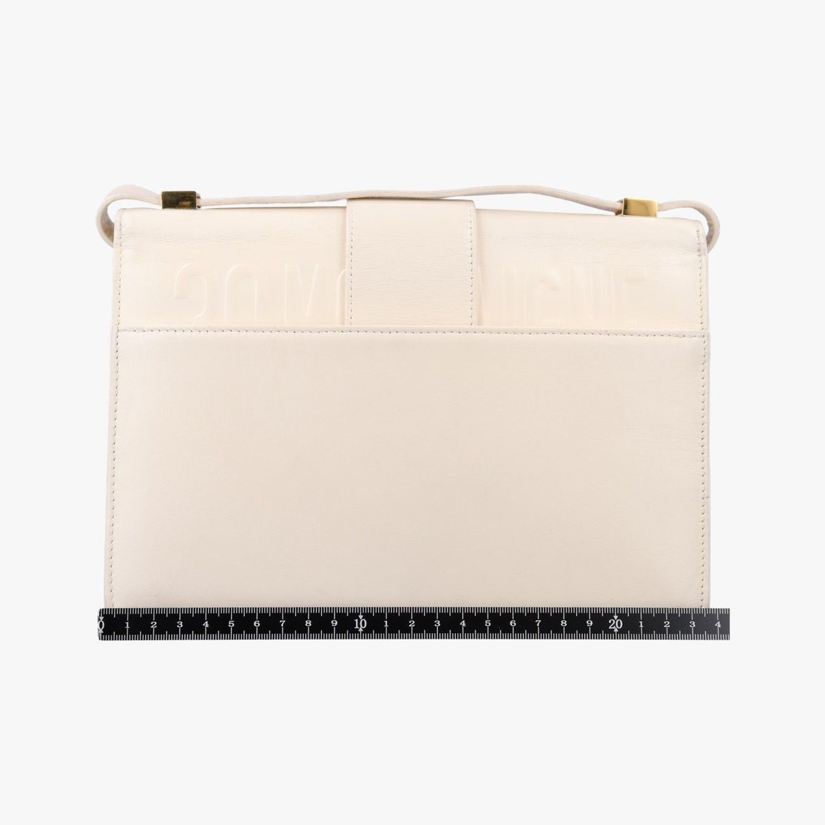 Dior White Leather Shoulder Bag — view 2