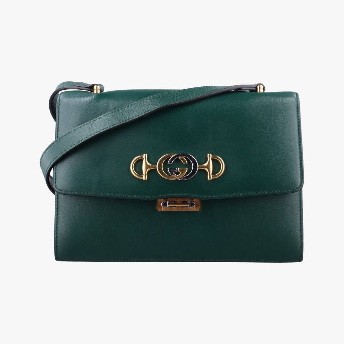 Gucci Zumi Green Leather