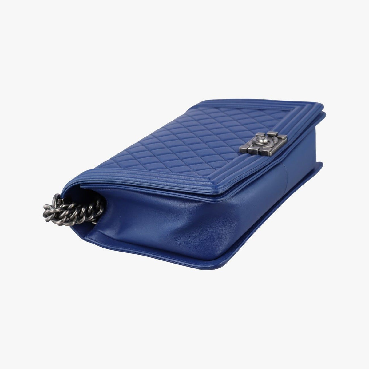 Chanel Boy Blue Leather — view 5