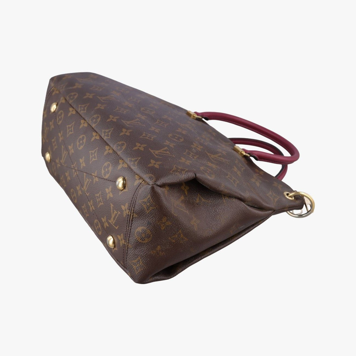 Louis Vuitton Pallas Monogram Brown Raisin Canvas Calfskin Handbag — view 4