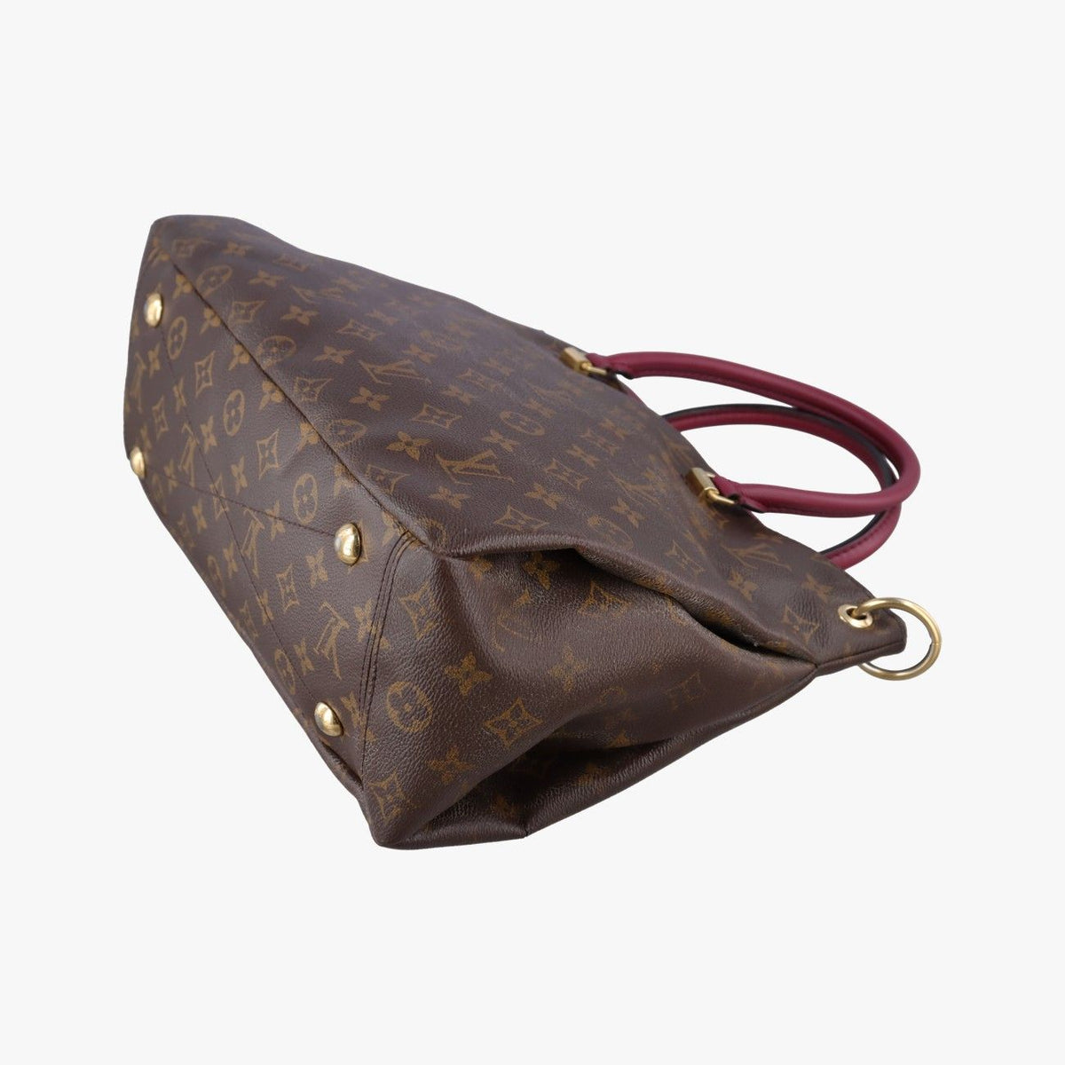 Louis Vuitton Pallas Monogram Brown Raisin Canvas Calfskin Handbag — view 6