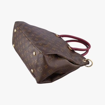 Louis Vuitton Pallas Monogram Brown Raisin Canvas Calfskin Handbag — view 6