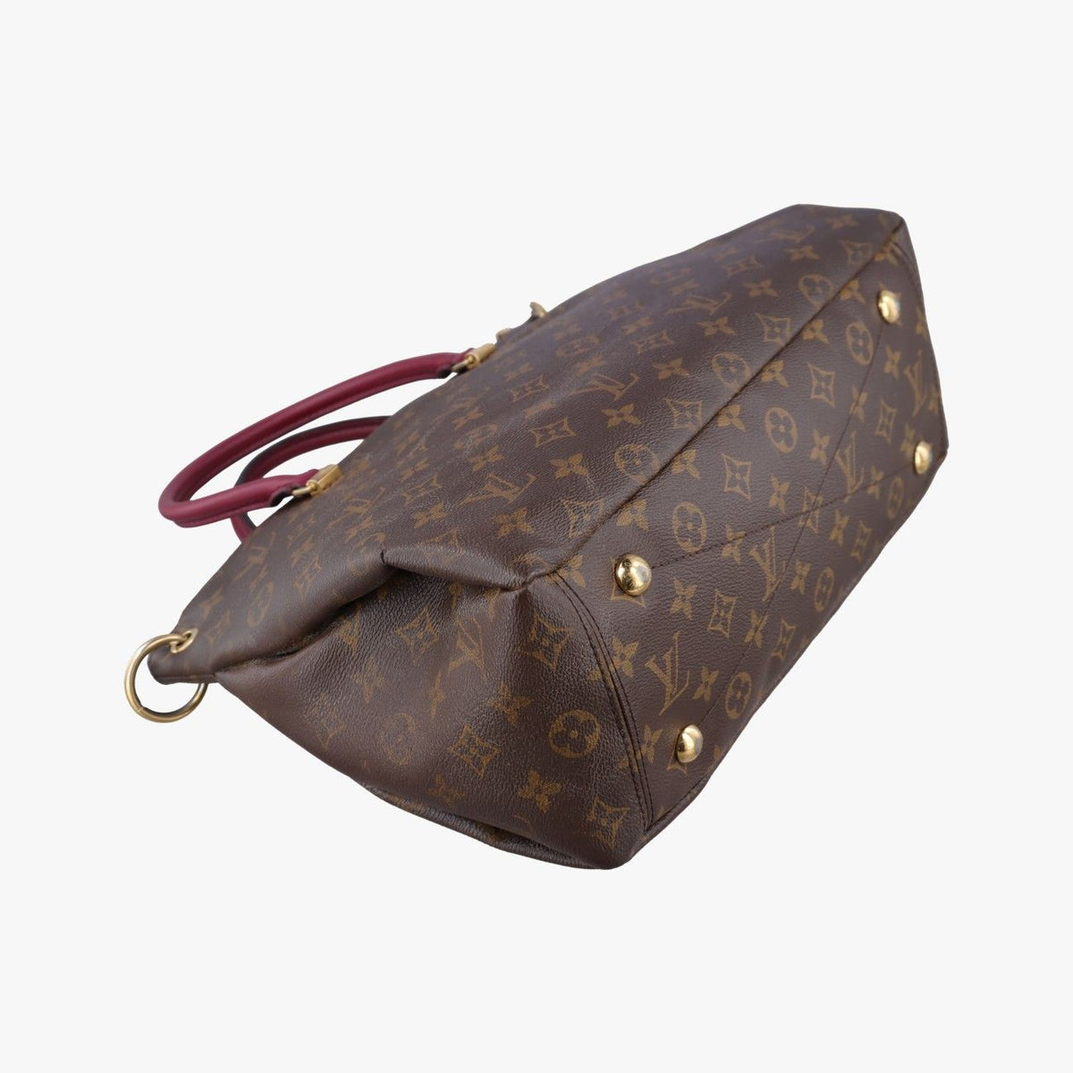 Louis Vuitton Pallas Monogram Brown Raisin Canvas Calfskin Handbag — view 5