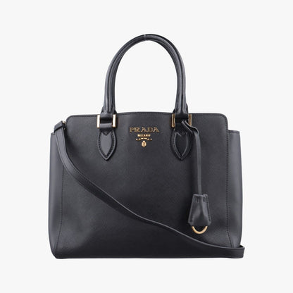 Prada Monochrome Black Saffiano Leather
