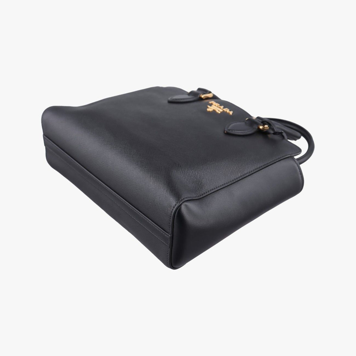 Prada Monochrome Black Saffiano Leather — view 4