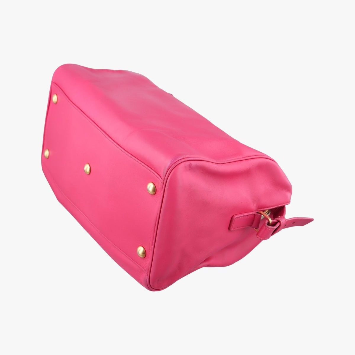 Saint Laurent Classic Duffle Rose Red Leather — view 6