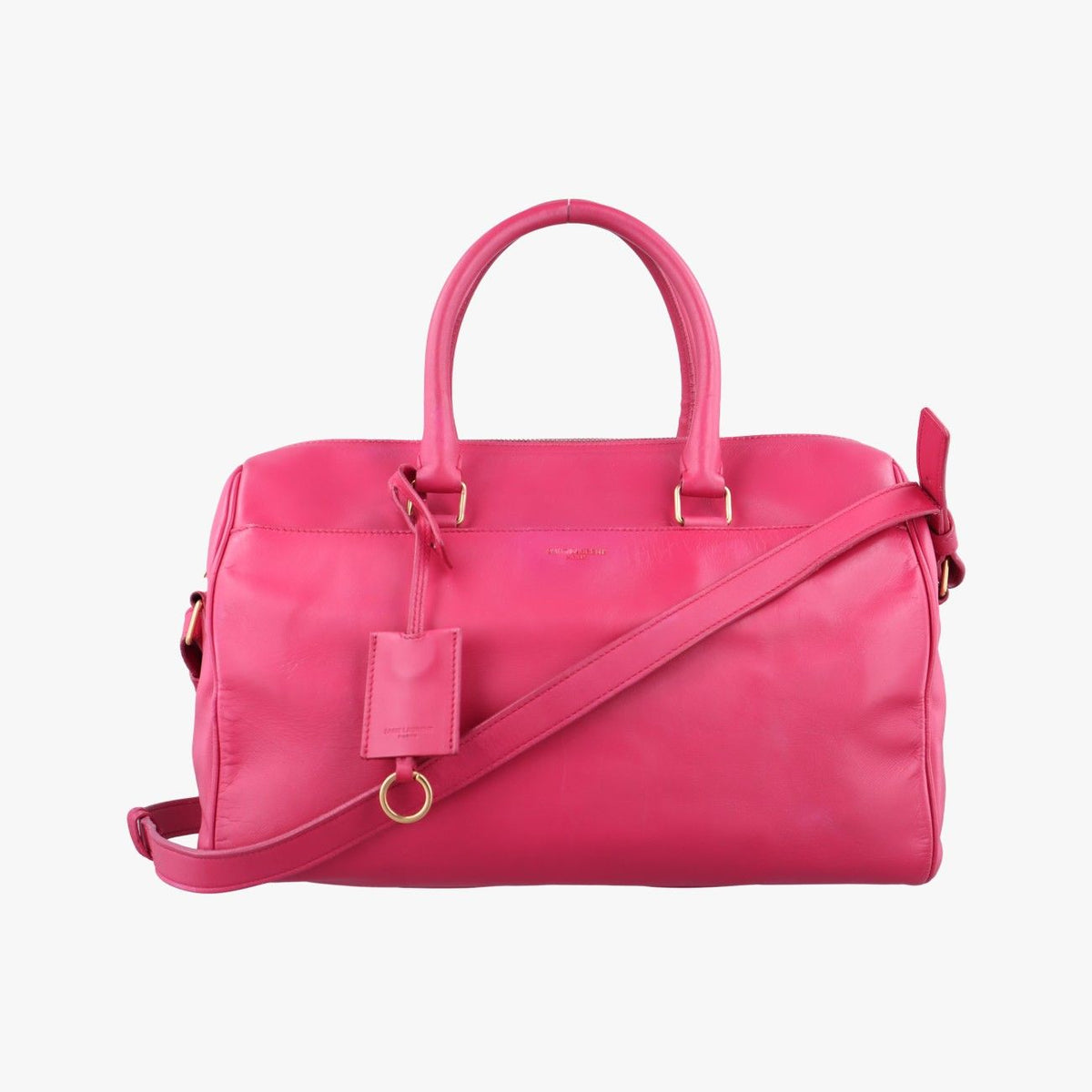 Saint Laurent Classic Duffle Rose Red Leather