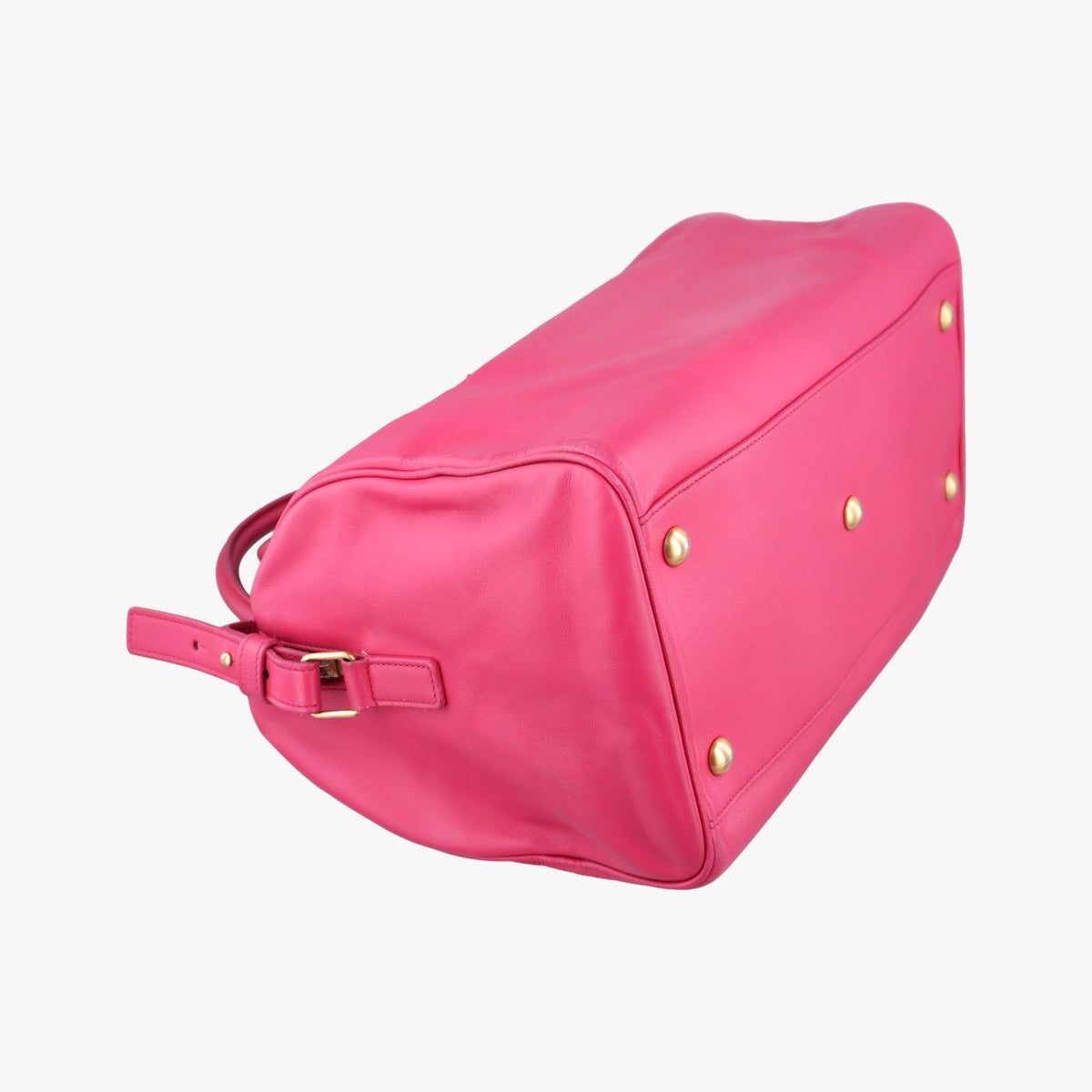 Saint Laurent Classic Duffle Rose Red Leather — view 7
