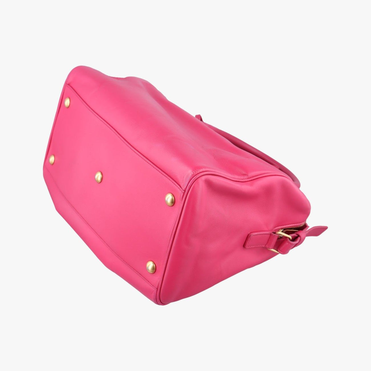 Saint Laurent Classic Duffle Rose Red Leather — view 4